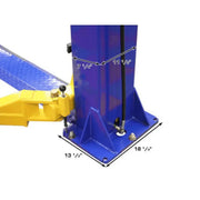 Atlas 9KBPX 9,000 lb Baseplate 2 Post Vehicle Lift