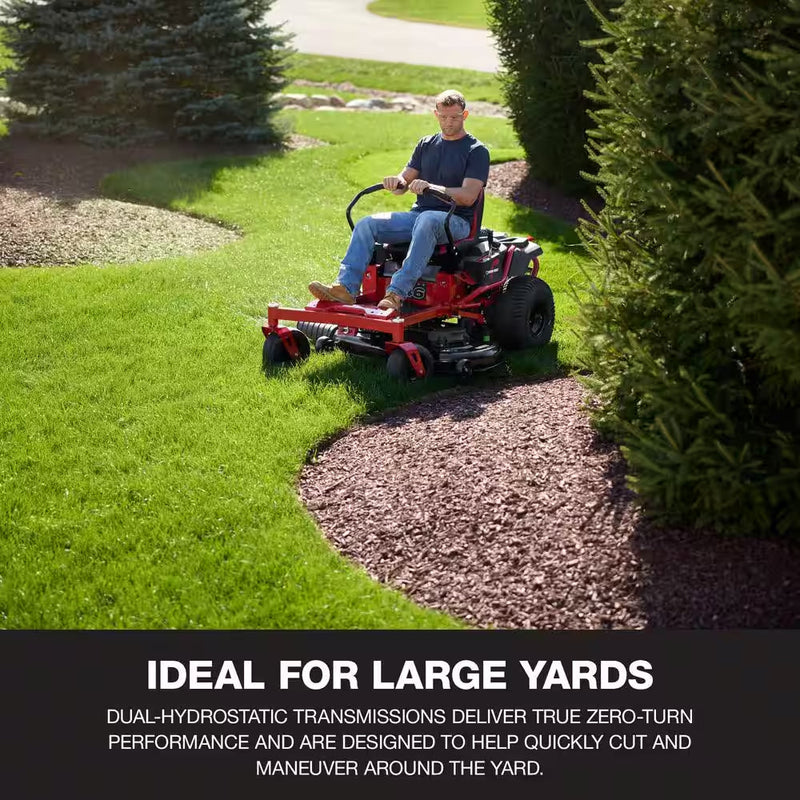 Mustang 54 In. 24 HP V-Twin Kohler 7000 Series Engine Dual Hydrostatic Drive Gas Zero Turn Riding Lawn Mower