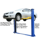 Atlas 9KBPX 9,000 lb Baseplate 2 Post Vehicle Lift