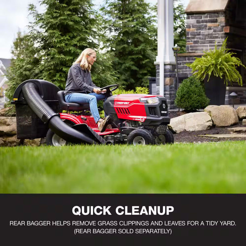 Pony 42 In. 15.5 HP Briggs and Stratton 7-Speed Manual Drive Gas Front Engine Riding Lawn Tractor