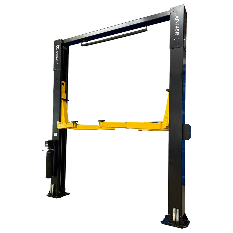 APlusLift AP-14SR 2-Post Overhead Car Lift Single Release Direct Drive 6350 kg