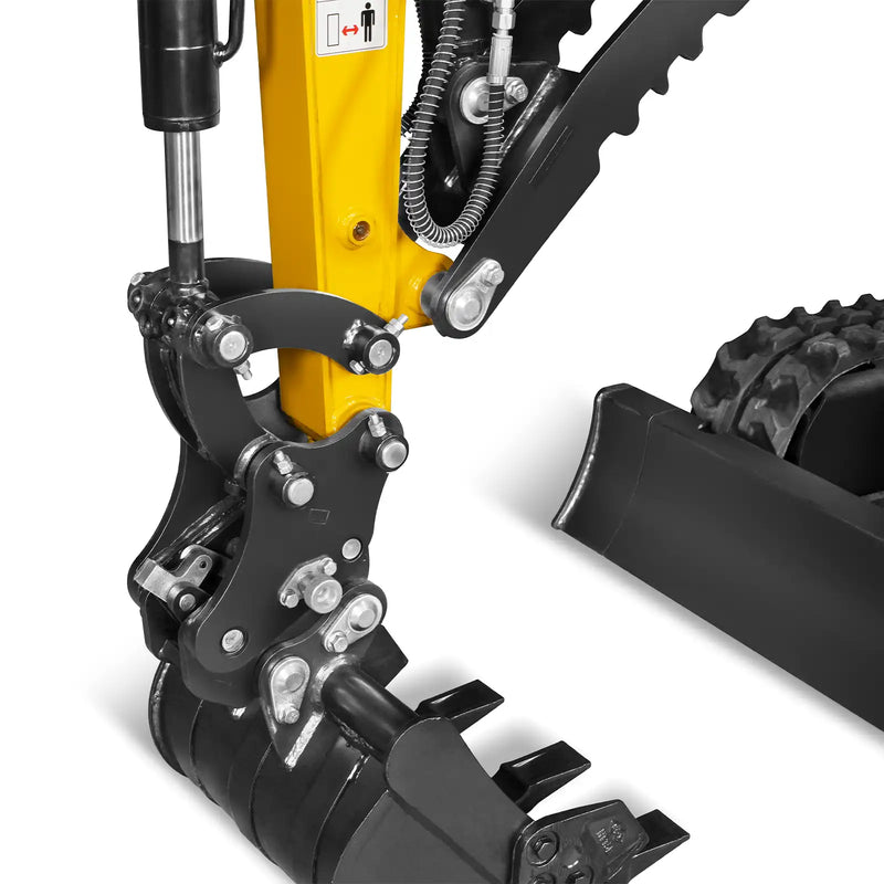 Mini Compact Excavator Kubota D722 Engine, 65.7” Max. Digging Depth, 2700 LBS Operating Weight, MEC12