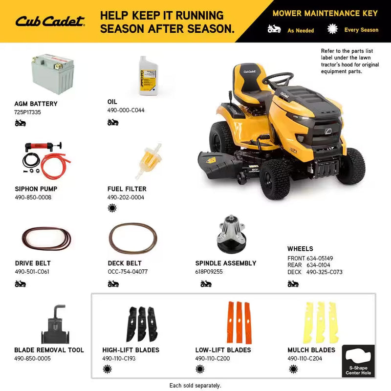 XT1 Enduro LT 50 In. Fabricated Deck 24 HP V-Twin Kohler 7000 Series Engine Hydrostatic Drive Gas Riding Lawn Tractor