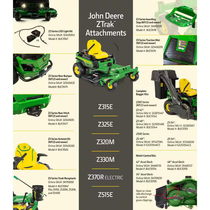 Z315E 42 In. 20 HP Gas Dual Hydrostatic Zero Turn Riding Lawn Mower